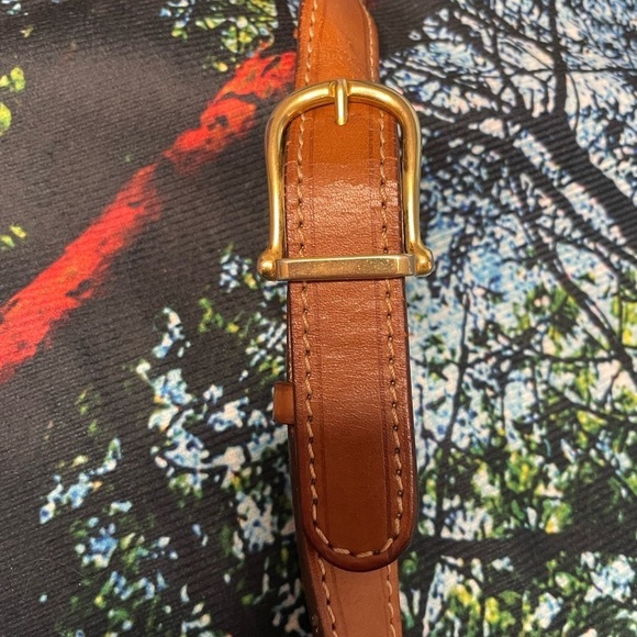 CELINE Crossbody Bag Beige & Brown leather & Textile -Pristine inside & Out - Picture 13 of 16